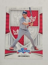 2024 Panini Crusade #175 Jim Edmonds St Louis Cardinals Baseball Trading Card 
