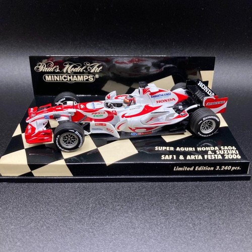 Minichamps 1/43 Super Aguri Honda SA06 Suzuki Aguri F1 Model Car