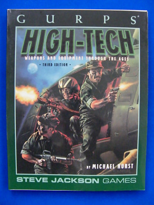 GURPS High Tech - 3rd Edition - Steve Jackson Games SJGO2095 - EXC