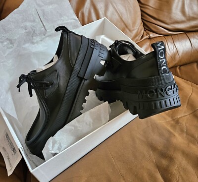 New Women's Moncler Maxence Chunky Loafers Leather Shoes Sneakers