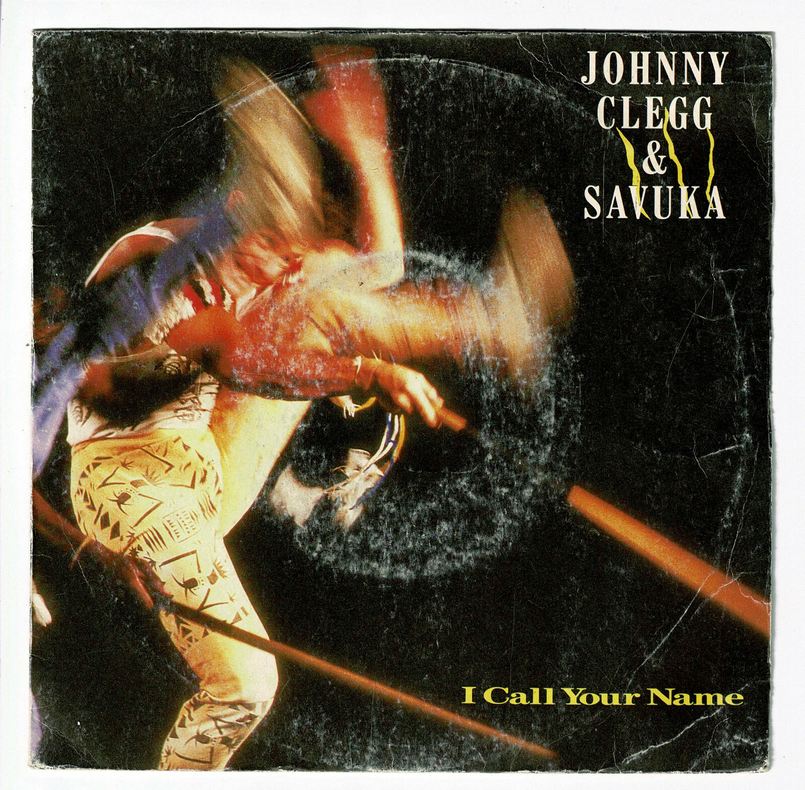 Johnny Clegg & Savuka Vinyl 45 RPM I Call Your Name - Shine a Light - Emi