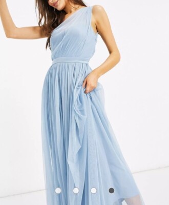 ASOS Anaya With Love Women's Size 02 Blue Tulle Strapless Maxi Dress NWT $124 | eBay ASOS Anaya With Love Women's Size 02 Blue Tulle Strapless Maxi Dress NWT $124 | eBay