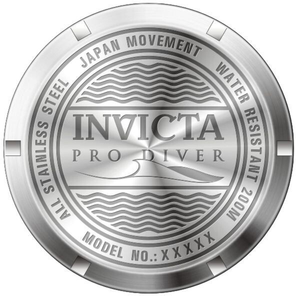 Invicta Pro Diver Men's Stainless Steel Gold Tone Bezel Round