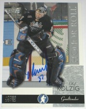 OLAF KOLZIG SIGNED UPPER DECK HONOR ROLL WASHINGTON CAPITALS CARD AUTOGRAPH AUTO
