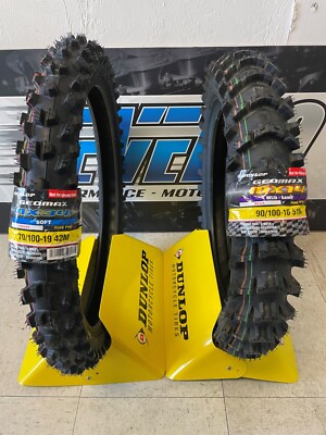 DUNLOP MX14 90/100-16 51M REAR + MX34 70/100-19 42M FRONT (SET)