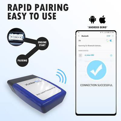 Vgate VLinker BM Bluetooth 4.0 Wireless Diagnostics (BImmercode, Bimmerlink) | Delivery In Europe - Foto 2