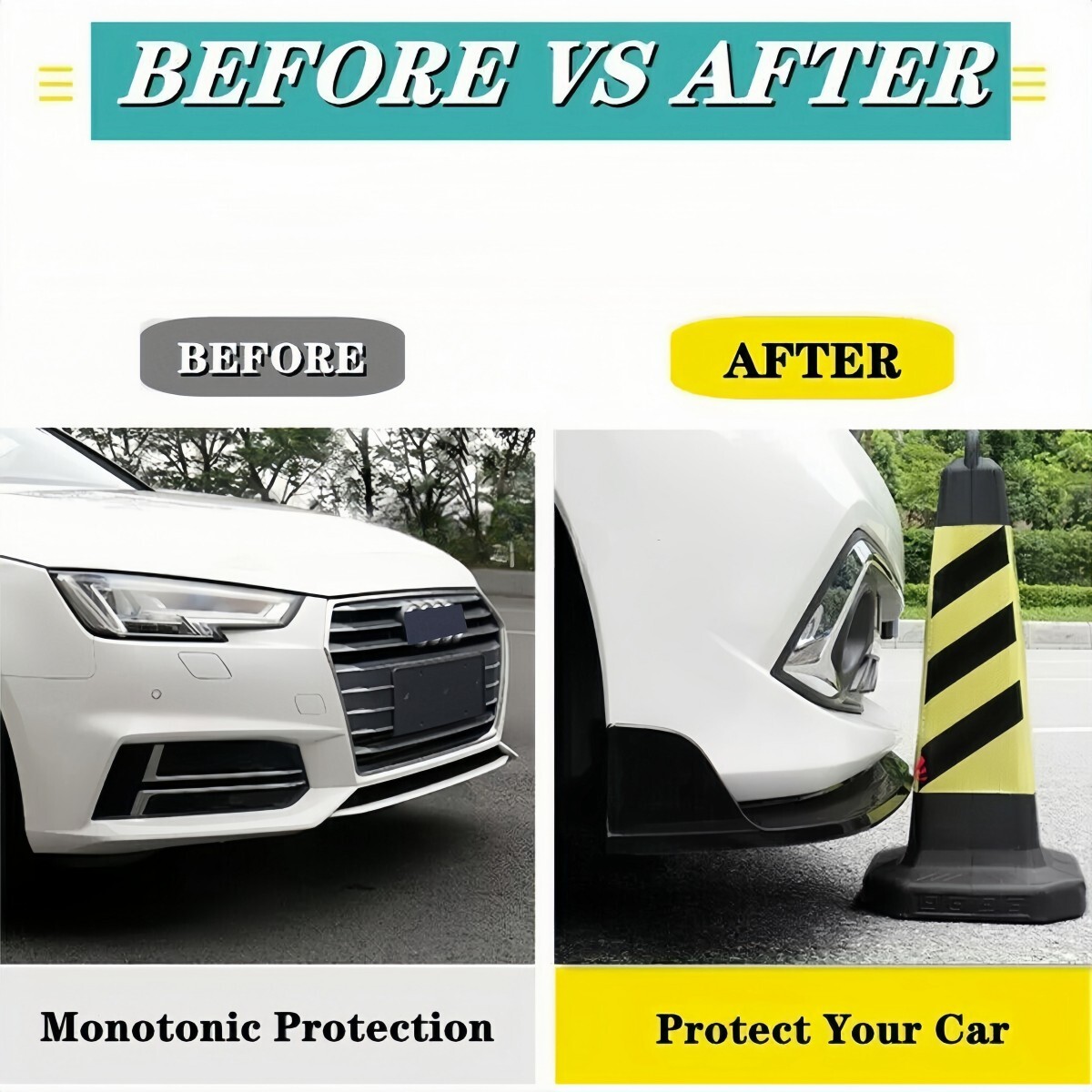 Front Bumper Lip Spoiler Splitter For Audi A4 B9 S4 Sedan 2017-2019 Glossy Black