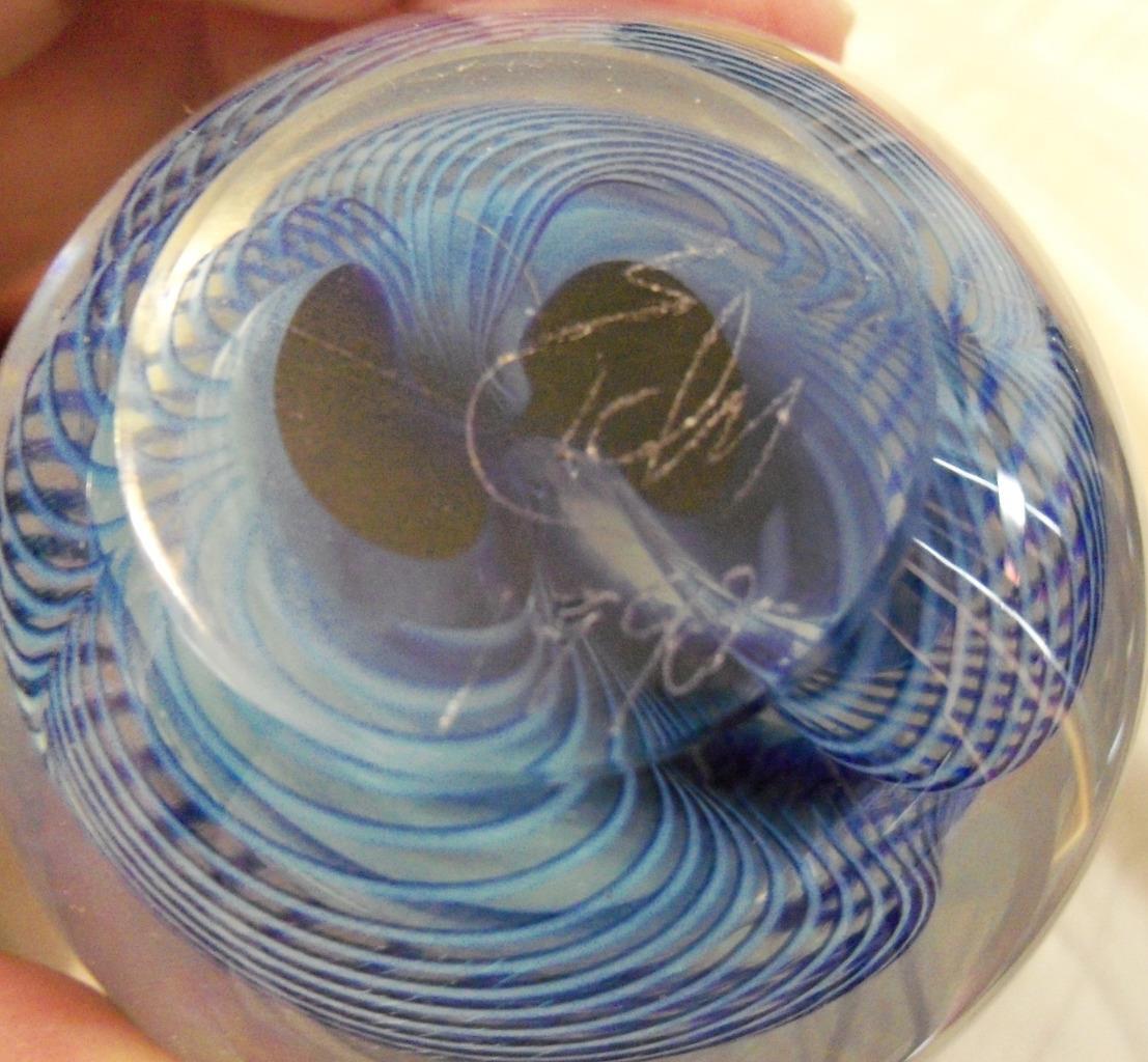 ロバートアイクホルト ROBERT EICKHOLT ペーパーウェイト 1992 Robert Eickholt Art Glass Paperweight 1992 3
