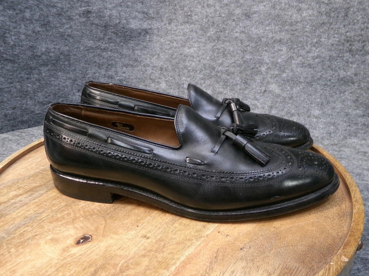 Allen Edmonds Manchester Tassel Loafer Black Calf Leather 