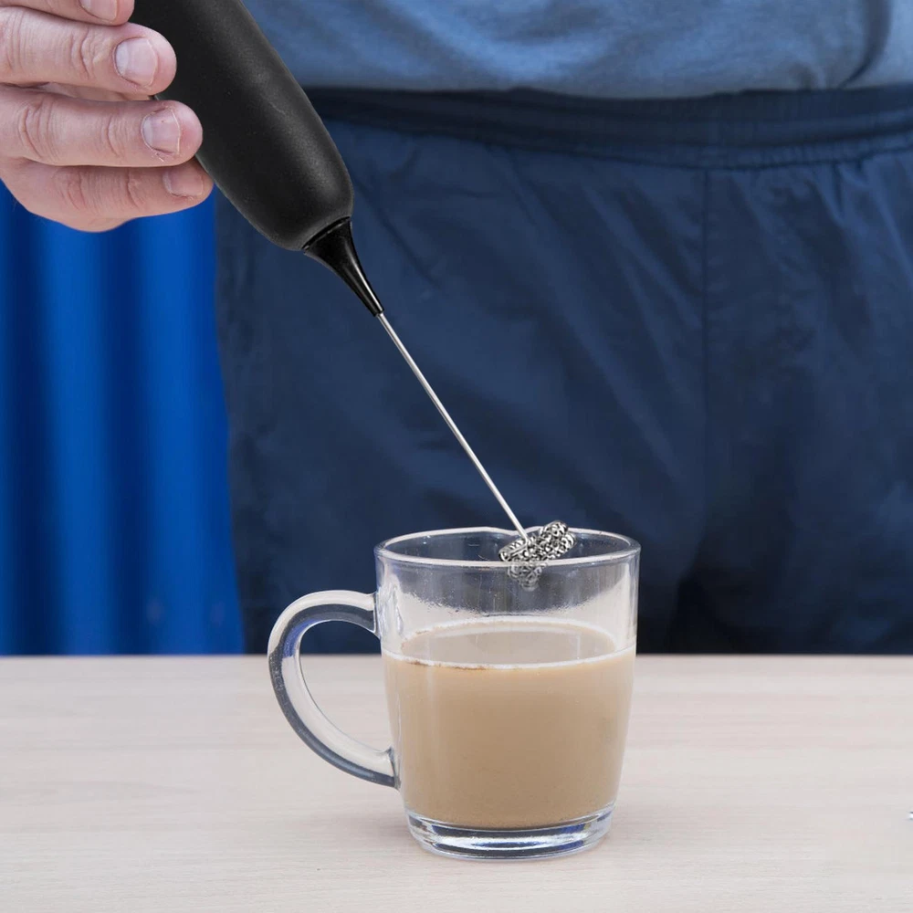 Milk Frother Electric Handheld Foam Maker Whisk Drink Mixer for Lattes Matcha