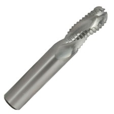 3/8" 3FL Ball Carbide End Mill, .875"LOC, 2.5"OAL, Bright