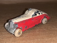 Antiguo coche de juguete de metal Barclays de 3 1/2 pulgadas radio policía (lote 19tt)