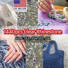 PAQUETE de alta calidad Swarovski Cristal 3D Arte en uñas Decoración Flatbck Herramienta de maquillaje