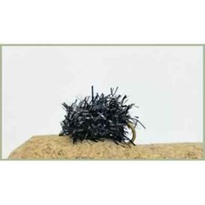 Egg Flies, 8 Pack Black Fritz Egg, Size 10, For Fly Fishing.Trout Fisheries Fly