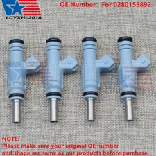 NEW Set of 4 Fuel Injectors for Audi TT Quattro 1.8T 06A906031J 0280155892