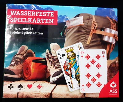 ASS Altenburger - Wasserfeste Outdoor-taugliche Spielkarten 2 x 52 + 6 Joker NEU