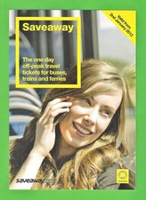 Merseytravel Leaflet - Saveaway Off Peak Travel Ticket - Bus Train Ferry - 2012