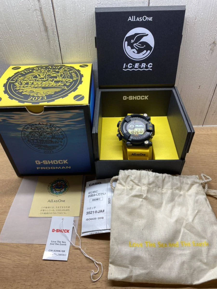 CASIO G-SHOCK GW-8200K-9JR FROGMAN LOVE SEA AND THE EARTH Dolphin
