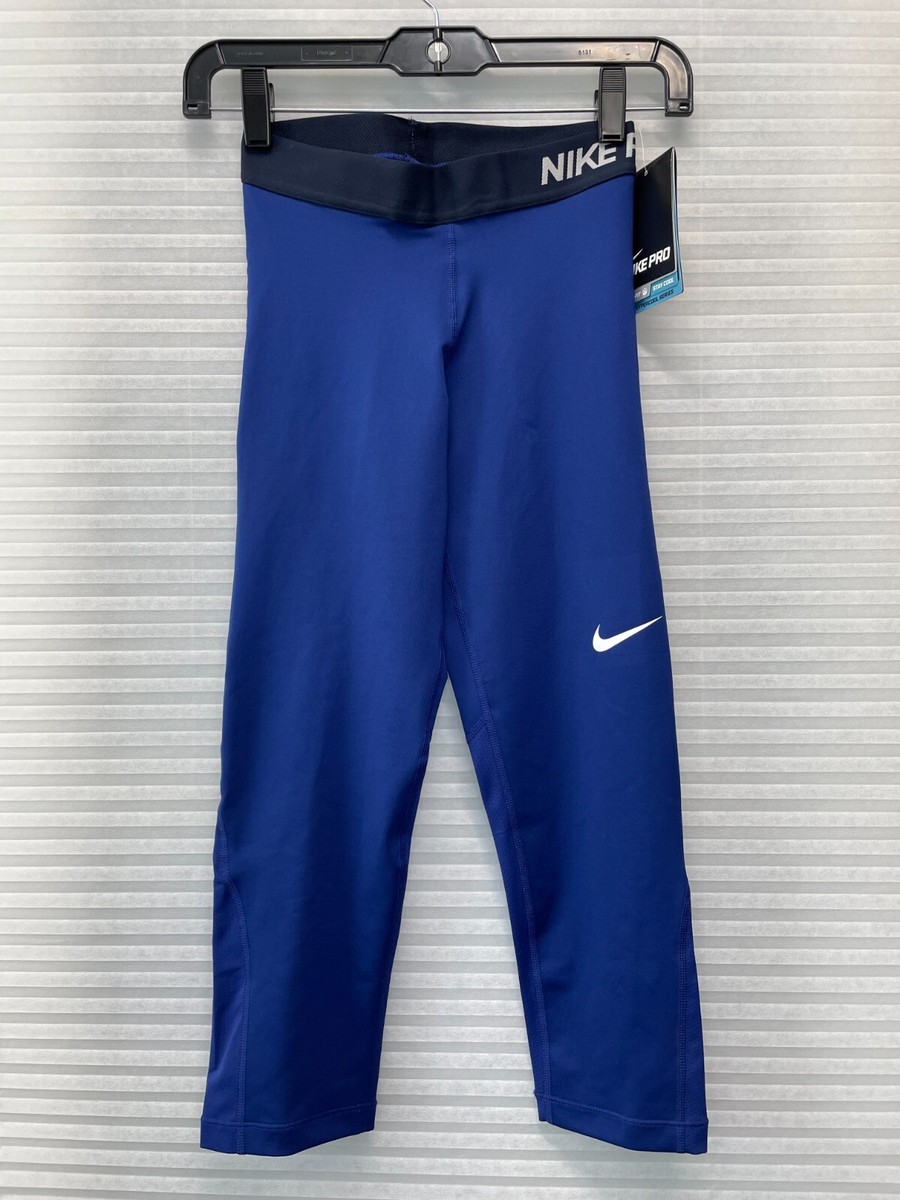 NIKE Womens Pro Training Stay Cool Capri/Tights 725468-455 Size XS