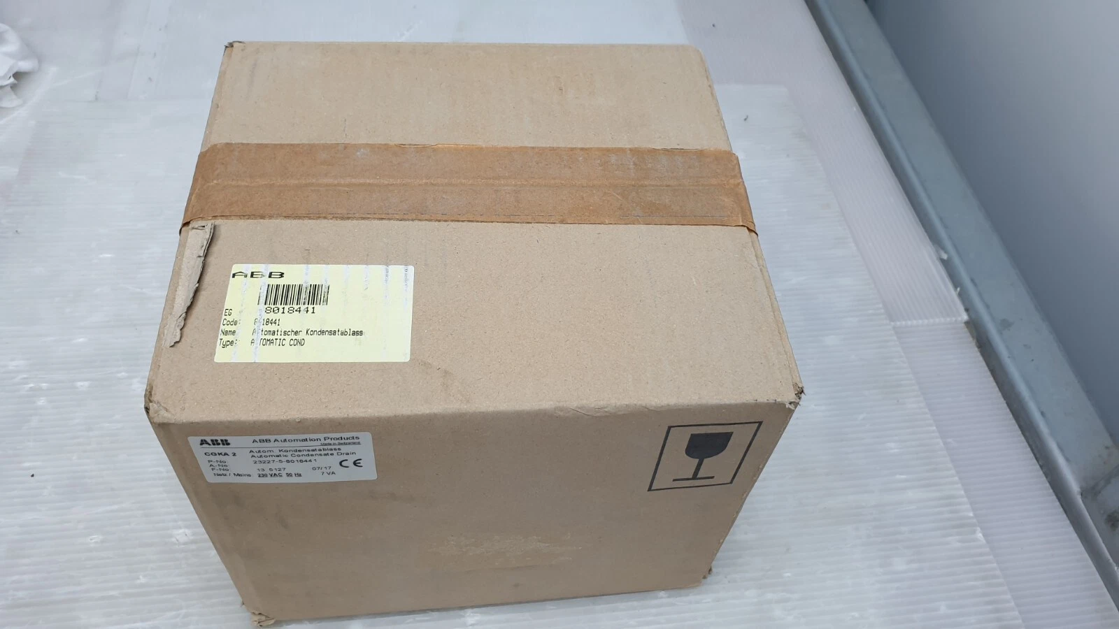 Original ABB box for the CGKA 2 automatic condensate drain