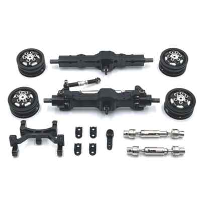 wpl c74 ファーストロットモデル WPL C74 Metal Front and Rear Axle Link Rod Pull Rod Mount Drive