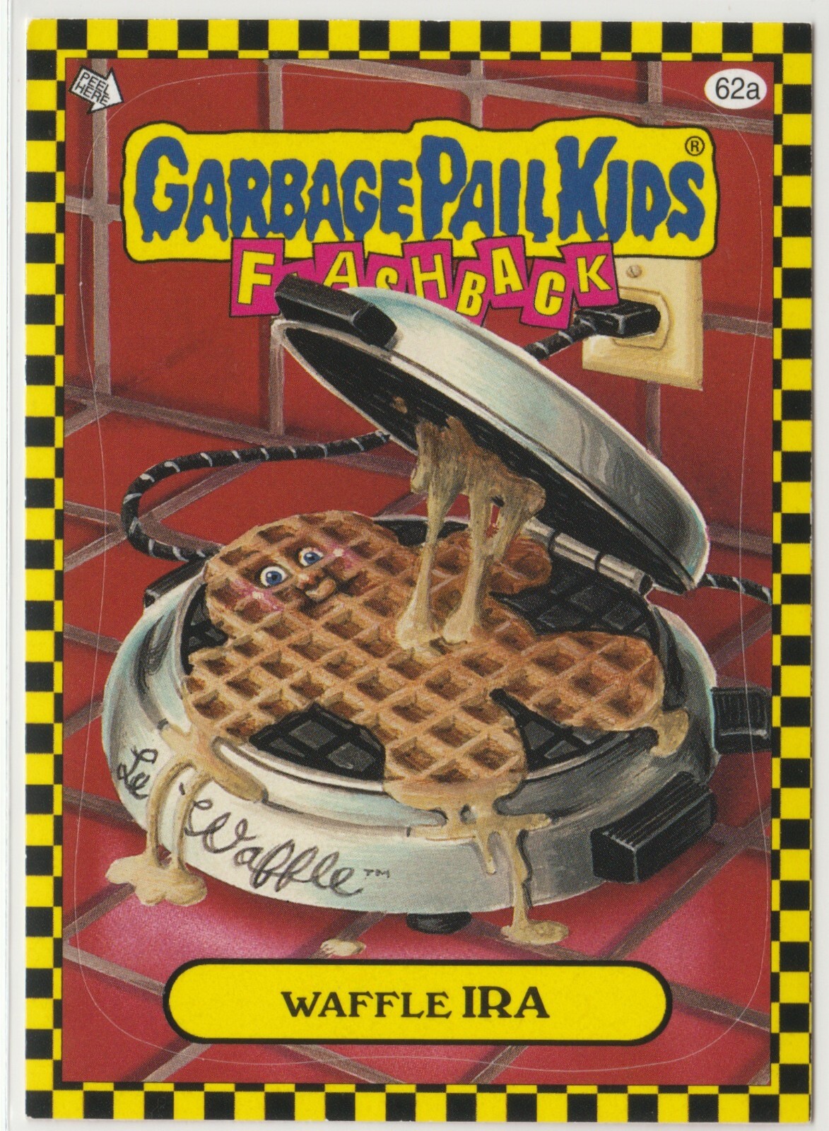 Waffle Ira 62a Garbage Pail Kids 2010 Flashback Series 1 FB1 GPK Card