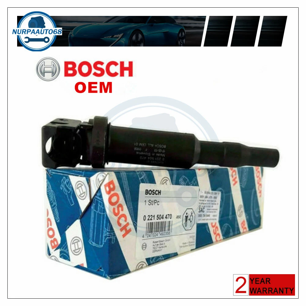 OEM For BMW M5 M6 Ignition Coil Updated W/ Connector Boot 