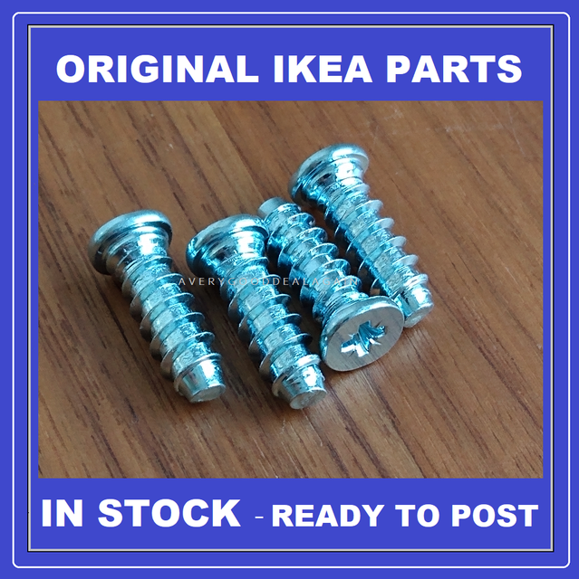 4 IKEA Spare Part 110789 126860 Screws for Different Bettrahmem for