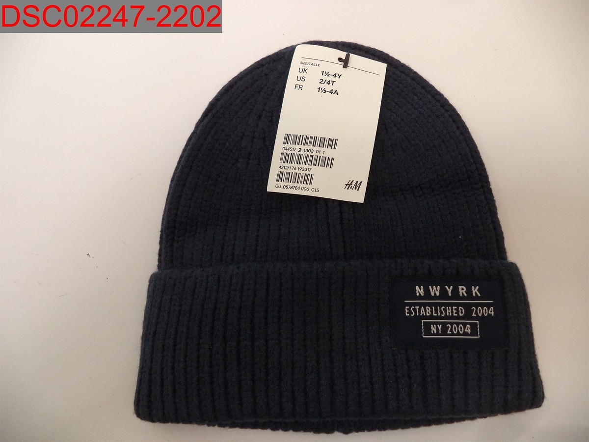 The Winter Brand Chenille Beanie Dark Navy Black Marled Knit NWT 6504-DeepNavy-5-  main image 2