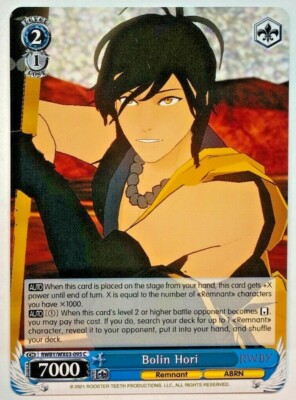 Weiss Schwarz Bolin Hori RWBY/WX03-095 NM/M | eBay Weiss Schwarz Bolin Hori RWBY/WX03-095 NM/M | eBay