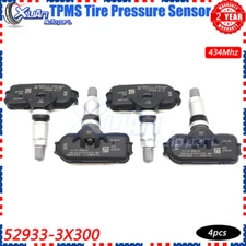 4x TIRE PRESSURE MONITOR SENSOR TPMS 52933-3X300 For Hyundai Elantra 2010-2014
