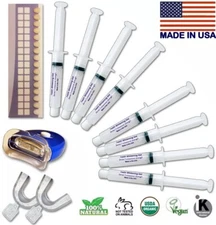 Teeth Whitening Gel 44% Bleaching Professional Kit White Gel+Light, Cruelty Free