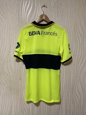 BOCA JUNIORS 2013 2014 THIRD SHIRT JERSEY NIKE 604336-703 sz BOCA JUNIORS 2013 2014 THIRD SHIRT JERSEY NIKE 604336-703 sz