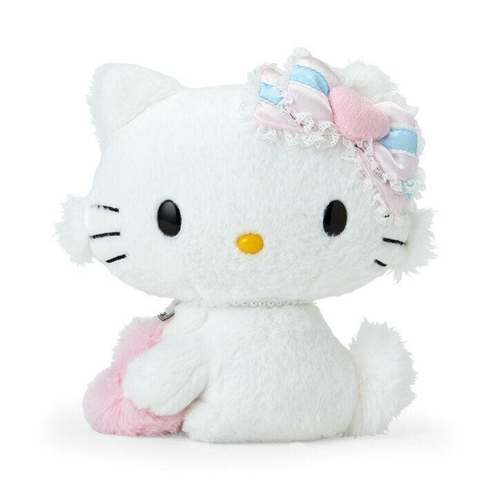 Sanrio Charmmy Kitty Stuffed Toy Heisei Character Fluffy Heart