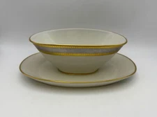 Rosenthal DUCHESS Ivory Gravy Boat with Attached Underplate