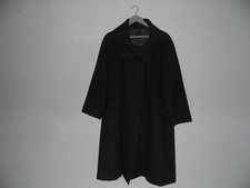 Eileen Fisher Felted Wool Lightweight Open Front Jacket Kimono Long Coat Small