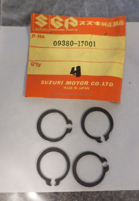 kuromセット NOS Suzuki OEM Circlip GT380 RM125 RM250 TM400 TS250 TS400 09380
