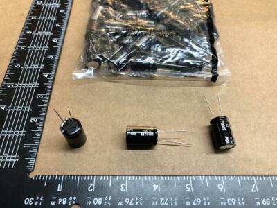 Nichicon PW series 105C electrolytic capacitor, fresh stock, | Reverb