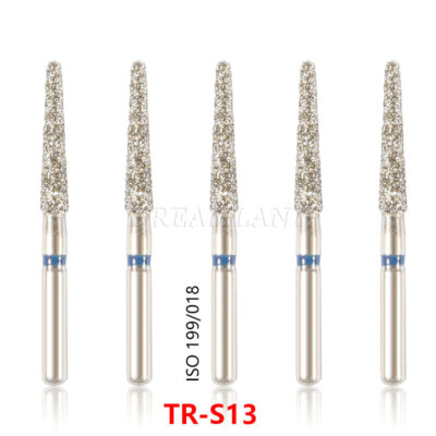 100pcs  Diamond Burs TR-S13 1.6mm for Crown Cavity Preparation