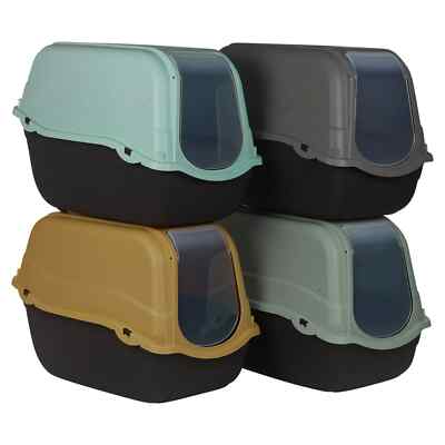 Katzentoilette Flip Katzentoilette mit Kapuze Indoor extra groß geschlossen Toilette Klo Töpfchen