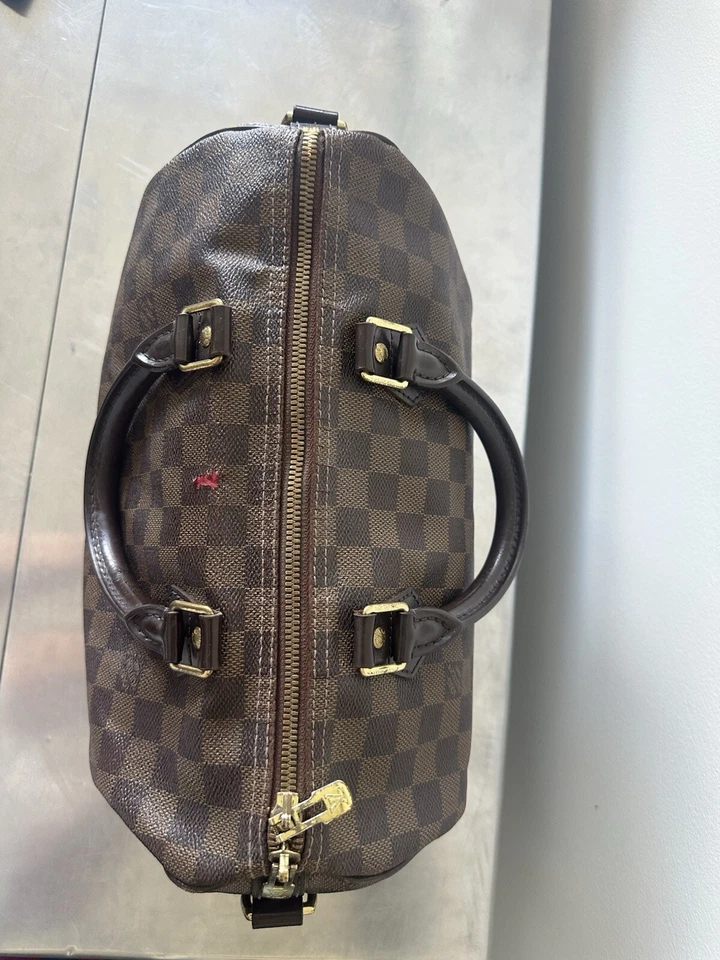 Authentic Louis Vuitton Speedy 30 B Damier Ebene Canvas Bandouliere - Image 3 of 4