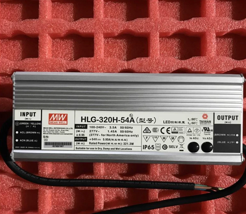 NEW MEANWELL HLG-320H-54A Switching Power Supply - Image 2 of 2