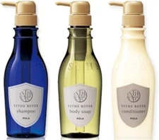 POLA ESTHE ROYER Shampoo Conditioner Body Soap 3 Types Full Set 400ml x 3 New