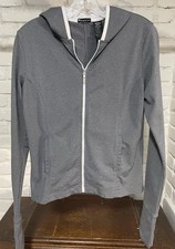 Champion Elite full zip soft shell women s jacket size Small, gray, preowned