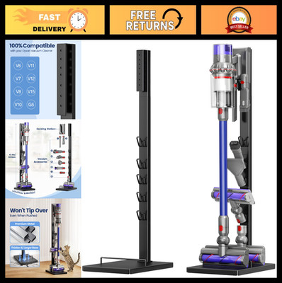 Freestanding Vacuum Cleaner Stand for Dyson V15, V12, V11, V10, V8, V7, V6 & G5