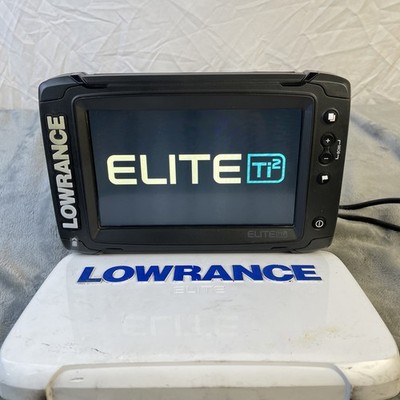 Lowrance Elite-7 Ti2 Fishfinder GPS Unit With Mount, Sun Cover and Power Cord