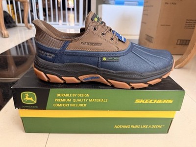 Skechers x John Deere Men s Size 11 Waterproof Slip Resistant Lace-Up Sneaker