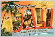 Greetings from the Dali Museum St. Petersburg Florida postcard
