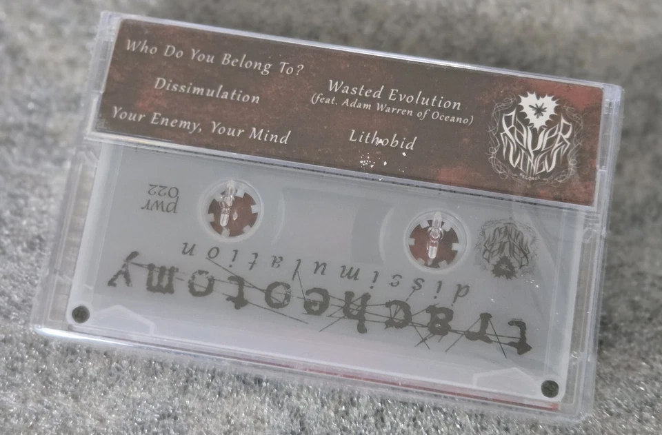 TRACHEOTOMY Dissimulation Cassette Tape Rare Deathcore Victim Blamed Amulet  - Image 2 of 2