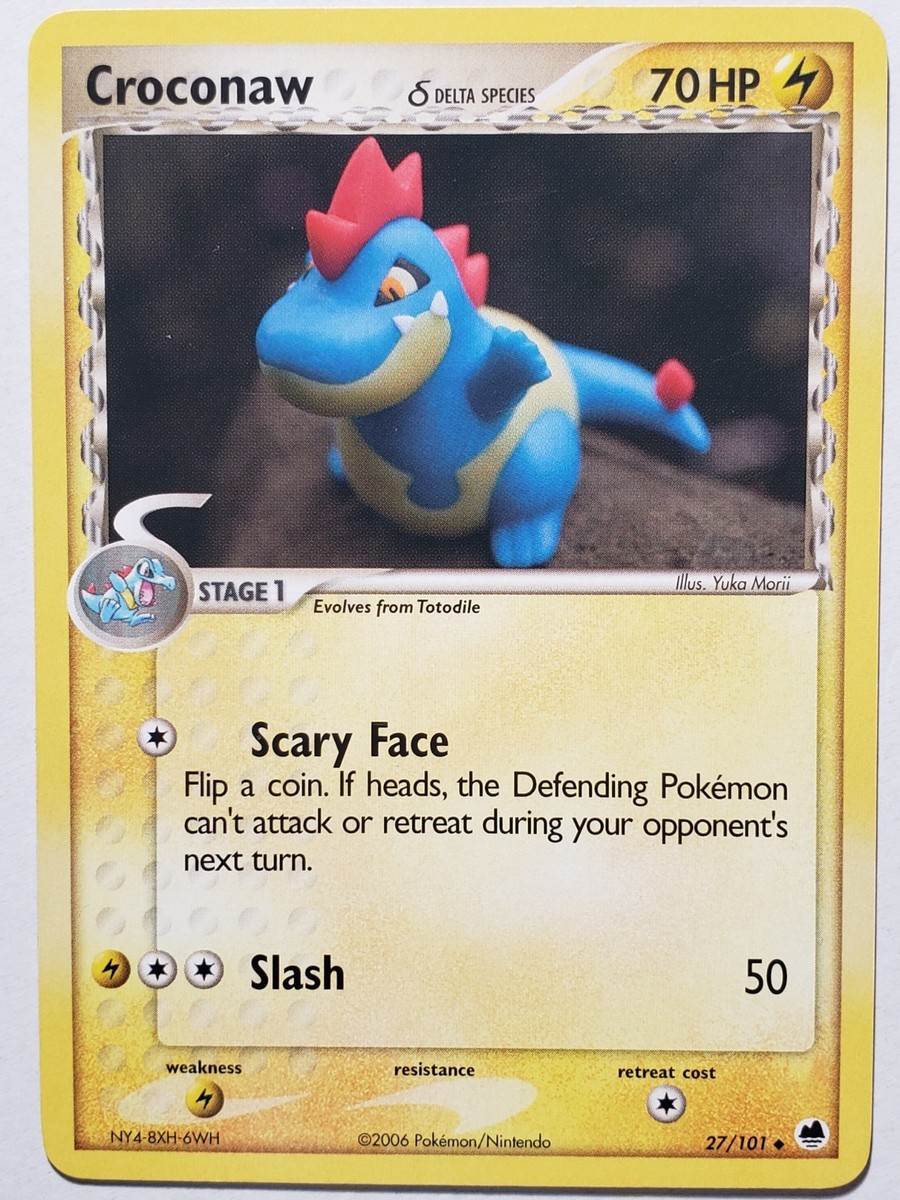 Croconaw 27/101 VLP - Yuka Morii Clay Art - EX Dragon Frontiers